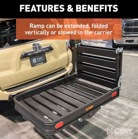 metal push carrier for boxes|curt 50x30 cargo carrier.